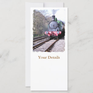 STEAM TRAINS RACK CARDS