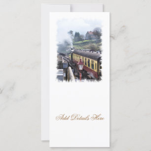 STEAM TRAINS RACK CARDS