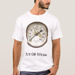 STEAM TRAINS T-Shirt<br><div class="desc">An old pressure gauge from a steam train.</div>