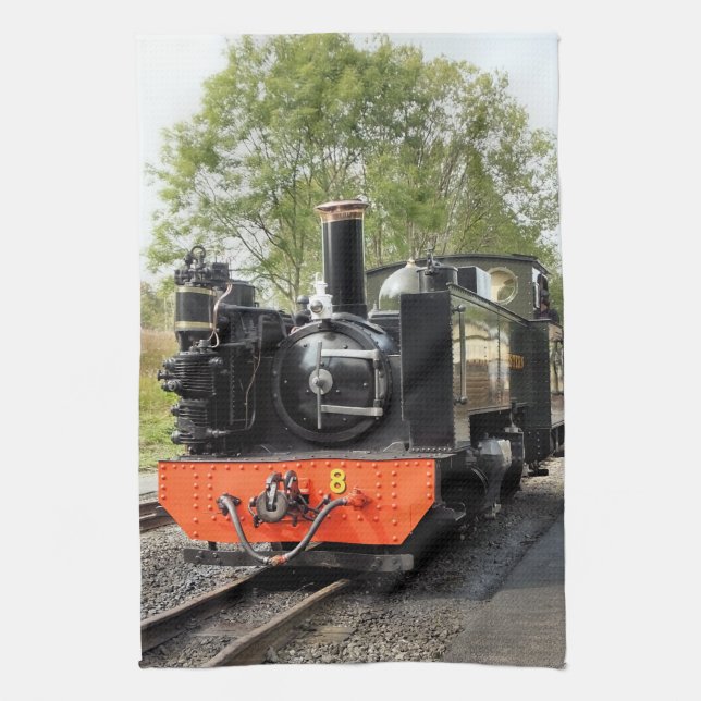 STEAM TRAINS TEA TOWEL (Vertical)