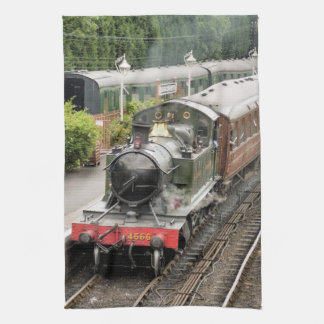 STEAM TRAINS TEA TOWEL