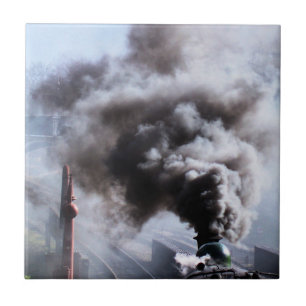 STEAM TRAINS TILE