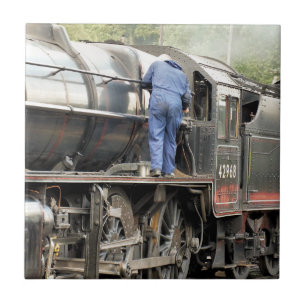 STEAM TRAINS TILE