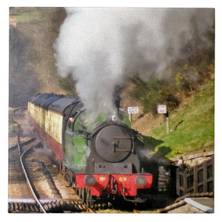 STEAM TRAINS TILE