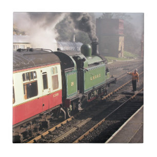 STEAM TRAINS TILE