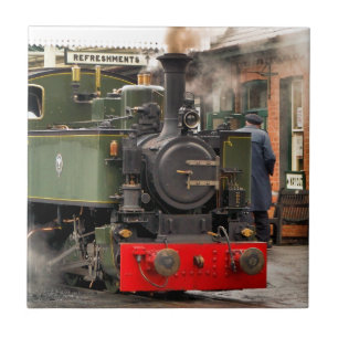 STEAM TRAINS TILE