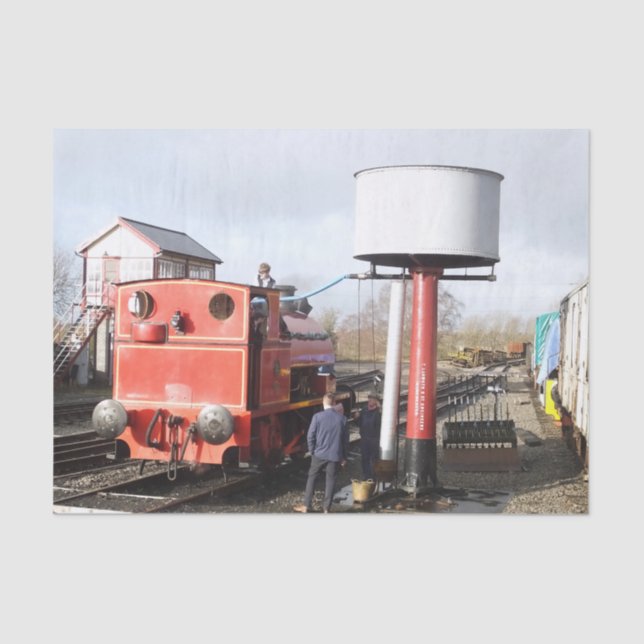 STEAM TRAINS   TISSUE PAPER (Front)