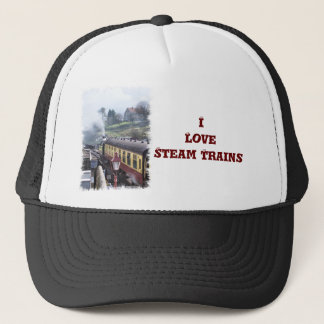 STEAM TRAINS TRUCKER HAT