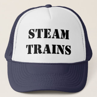 STEAM TRAINS TRUCKER HAT