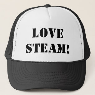STEAM TRAINS TRUCKER HAT