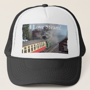 STEAM TRAINS TRUCKER HAT