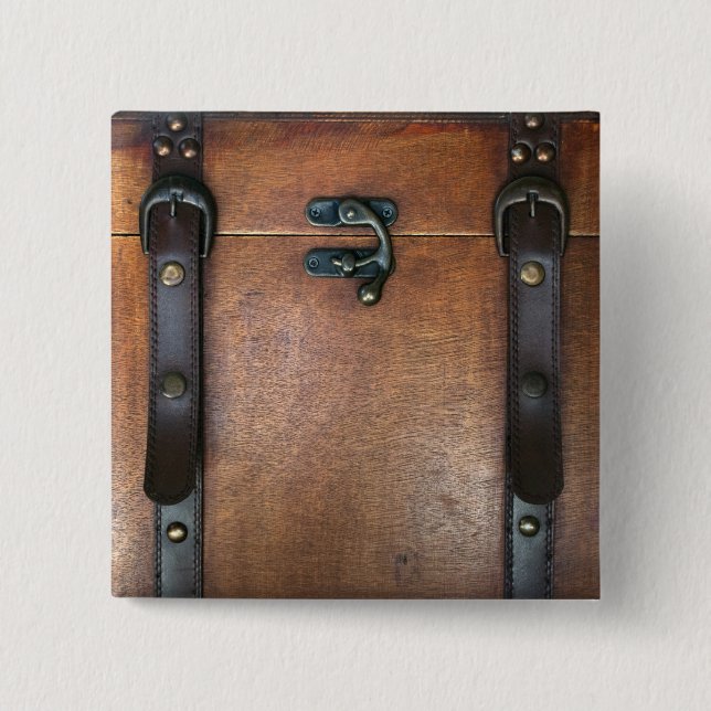 Steam Trunk 15 Cm Square Badge (Front)