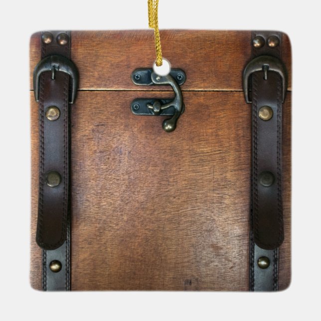 Steam Trunk Ceramic Ornament (Front)