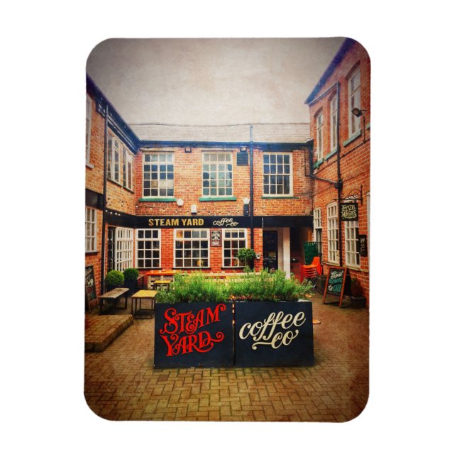 Steam Yard Coffee Co Magnet (Vertical)