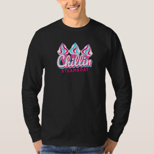 Steamboat Chillin Ice Cream Pop Art Steamboat Colo T-Shirt