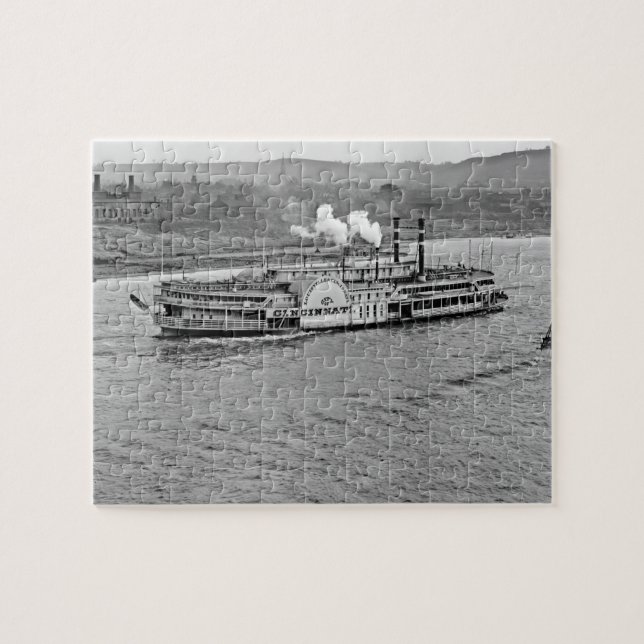 Steamboat 'Cincinnati' 1906 Puzzle (Horizontal)