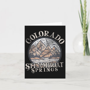 Steamboat Co Colorado Springs Outdoor Hiking Card
