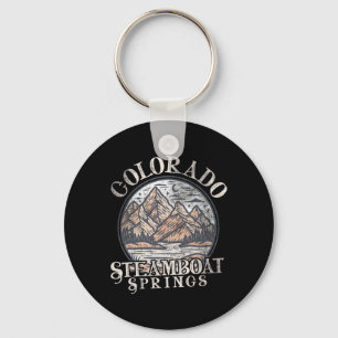 Steamboat Co Colorado Springs Outdoor Hiking  Key Ring