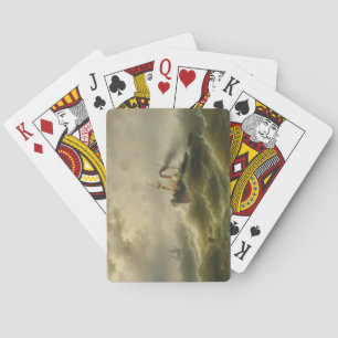 Steamboat in a Storm on the North Sea Playing Cards