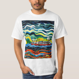 Steamboat in storm 5 T-Shirt
