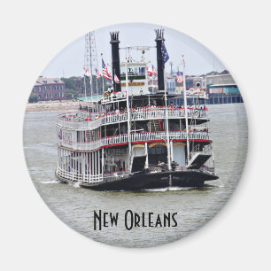 Steamboat on the Mississippi River Magnet