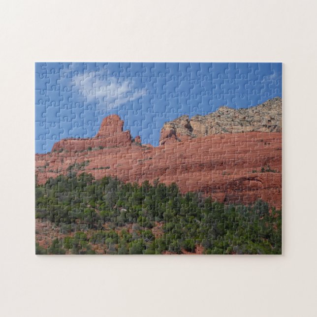 Steamboat Rock in Sedona Arizona Photography Jigsaw Puzzle (Horizontal)