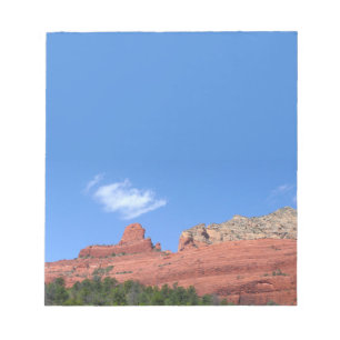 Steamboat Rock in Sedona Arizona Photography Notepad