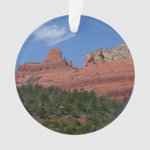 Steamboat Rock in Sedona Arizona Photography Ornament