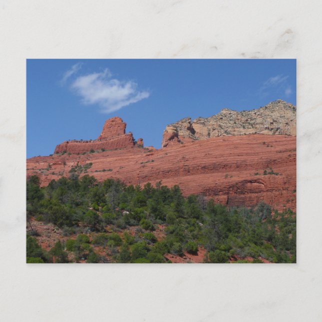 Steamboat Rock in Sedona Arizona Photography Postcard (Front)
