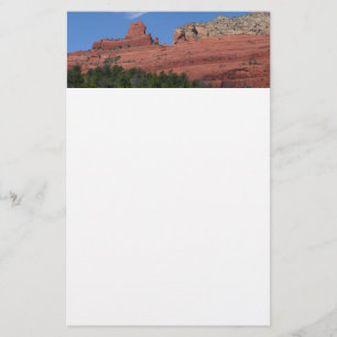 Steamboat Rock in Sedona Arizona Photography Stationery