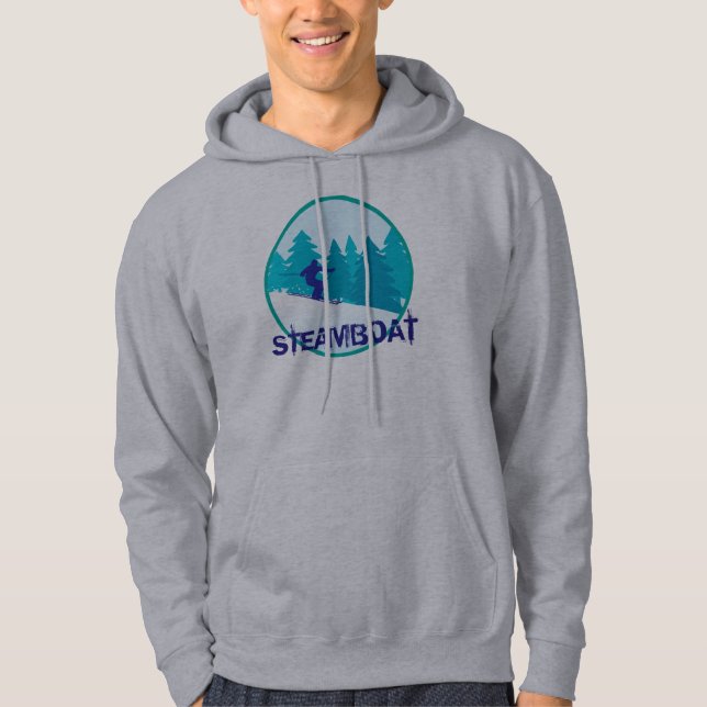Steamboat Ski Circle Hoodie (Front)