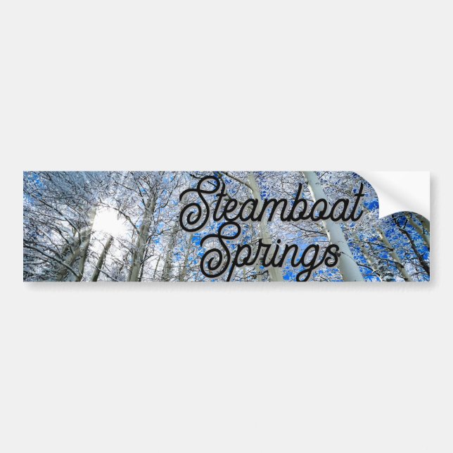 Steamboat Springs Bumper Sticker (Front)