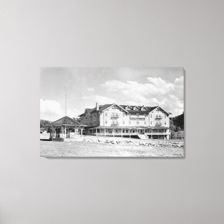 Steamboat Springs, CO Lodge and Cabins Photograp Canvas Print