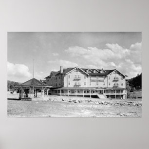 Steamboat Springs, CO Lodge and Cabins Photograp Poster