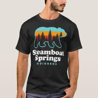 Steamboat Springs Colorado Bear Mountain Skiing T-Shirt