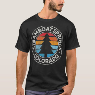 Steamboat Springs Colorado CO Vintage Graphic Retr T-Shirt