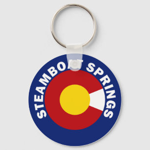 Steamboat Springs, Colorado Key Ring