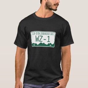 Steamboat Springs Colorado License Plate WZ-1 1965 T-Shirt