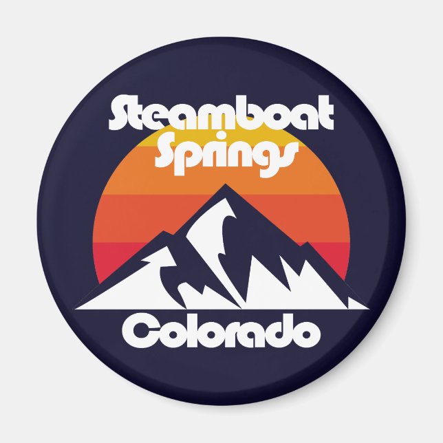 Steamboat Springs Colorado Magnet (Front)