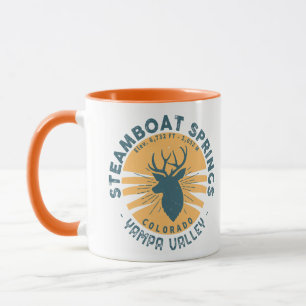 Steamboat Springs Colorado Mountain Camping Hiking Mug