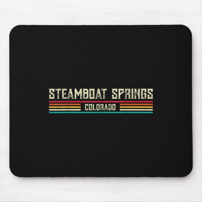 Steamboat Springs Colorado  Mouse Mat (Front)