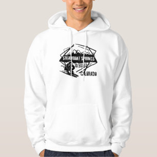 Steamboat Springs Colorado ski elevation hoodie