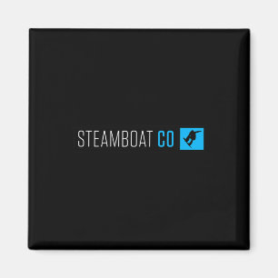 Steamboat Springs Colorado Snowboard Box Type Magnet