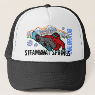 Steamboat Springs Colorado snowboarder shred hat