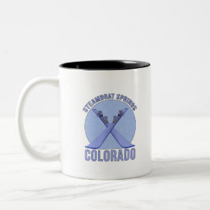 Steamboat Springs, Colorado Two-Tone Coffee Mug