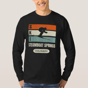 Steamboat Springs Colorado Vintage Graphic For Ski T-Shirt