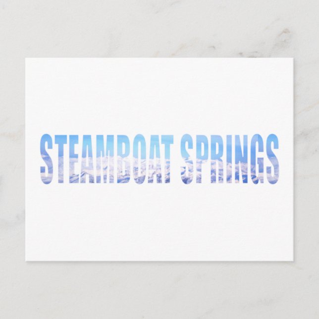 Steamboat Springs Postcard (Front)