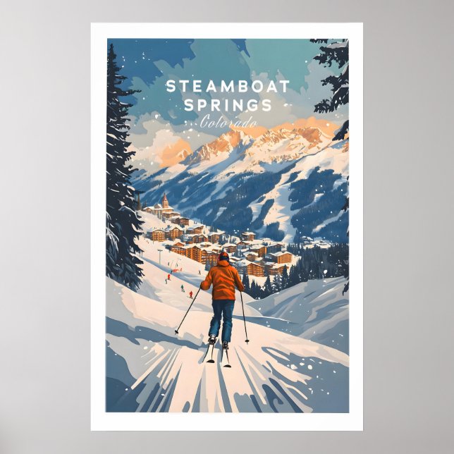 Steamboat Springs Print Colorado 1 (Front)
