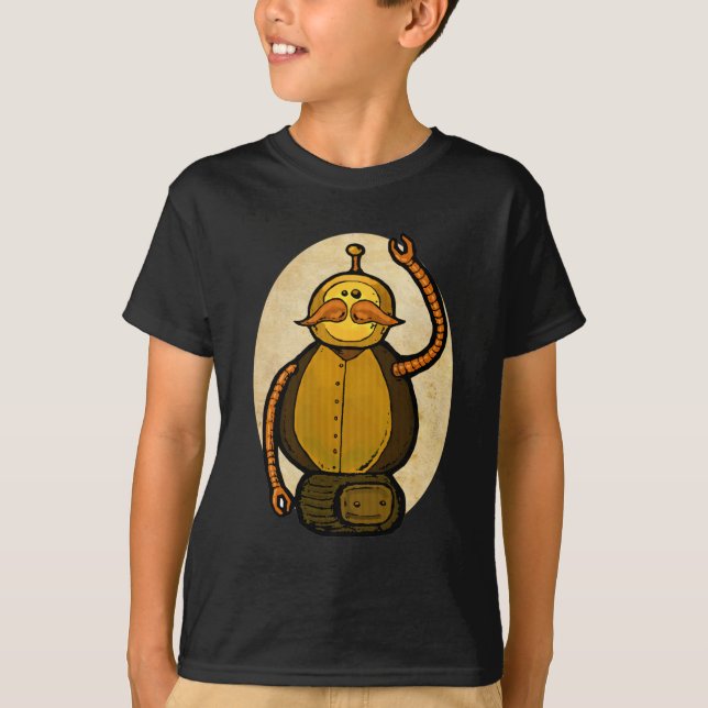 Steambot Antique Robot T-Shirt (Front)