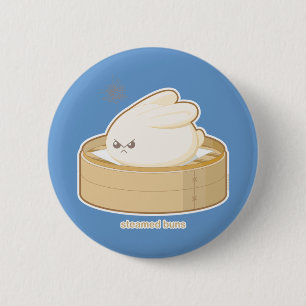 Steamed Buns 6 Cm Round Badge